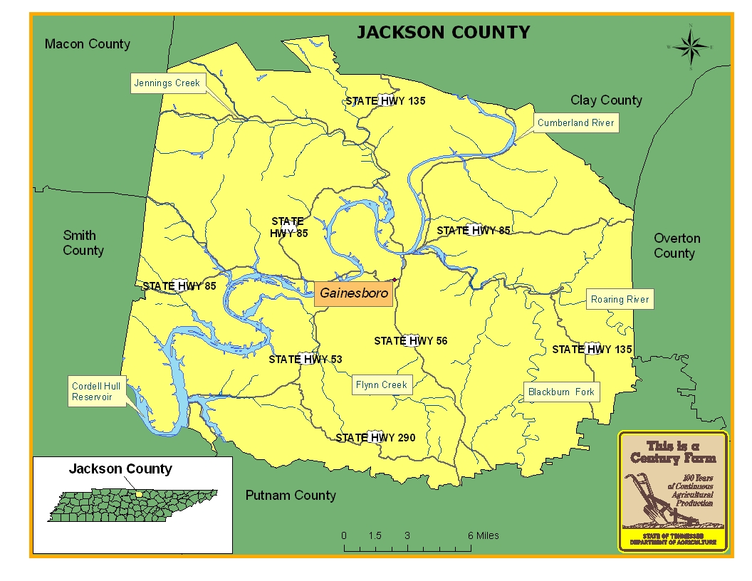 Jackson County Map