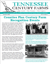 Tennessee Century Farms Newsletter Spring/Summer 2009